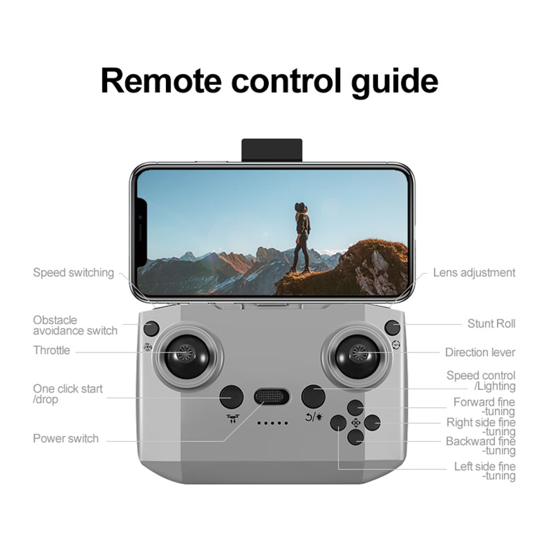 GT3 Drone 4K Aerial HD Photography Optical Flow Obstacle Avoidance UAV Brushless Drone
